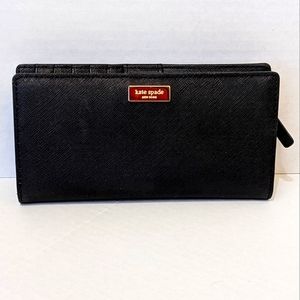Kate Spade Slim Bifold Wallet Black
